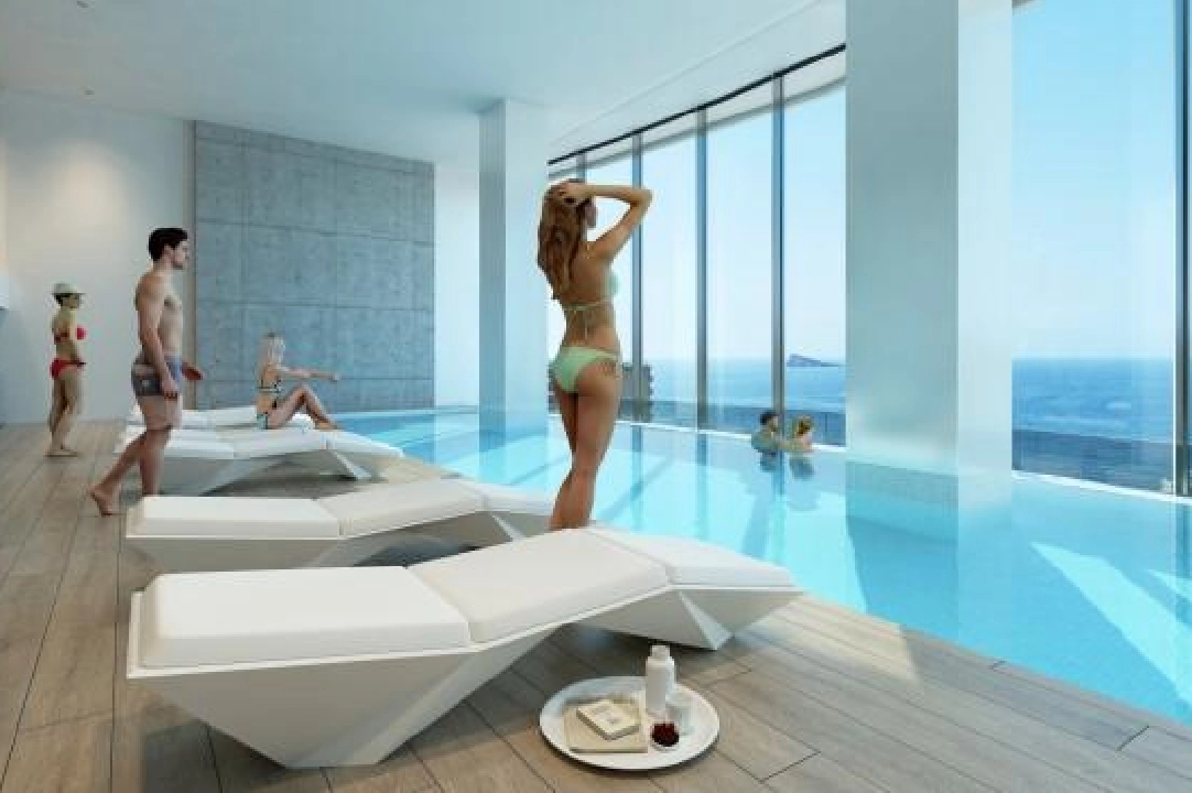 Apartment in Benidorm te koop, woonoppervlakte 80 m², 2 slapkamer, 2 badkamer, Zwembad, ref.: COB-2917-6