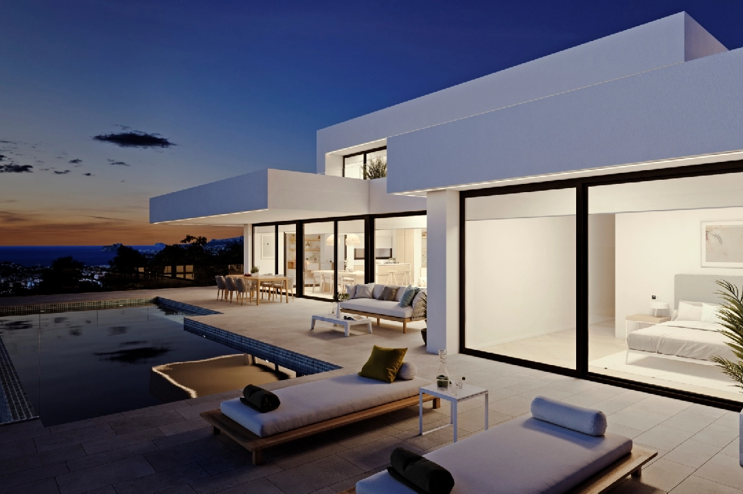 Villa in Cumbre del Sol(Residencial Plus Jazmines) te koop, woonoppervlakte 277 m², grondstuk 1087 m², 4 slapkamer, 5 badkamer, Zwembad, ref.: VA-AJ021-4