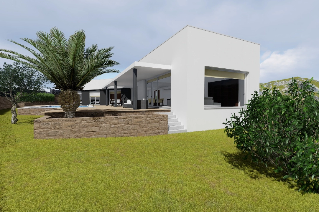 Villa in Moraira te koop, woonoppervlakte 251 m², Airconditioning, grondstuk 1030 m², 3 slapkamer, 2 badkamer, Zwembad, ref.: CA-H-1351-AMB-12
