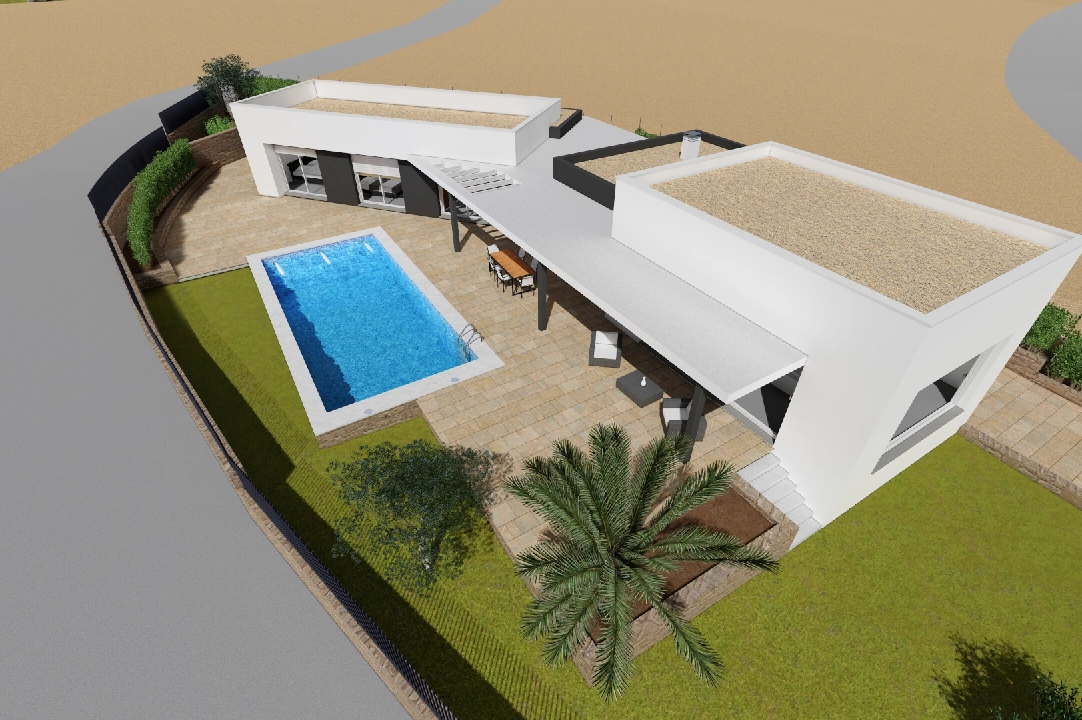 Villa in Moraira te koop, woonoppervlakte 251 m², Airconditioning, grondstuk 1030 m², 3 slapkamer, 2 badkamer, Zwembad, ref.: CA-H-1351-AMB-7