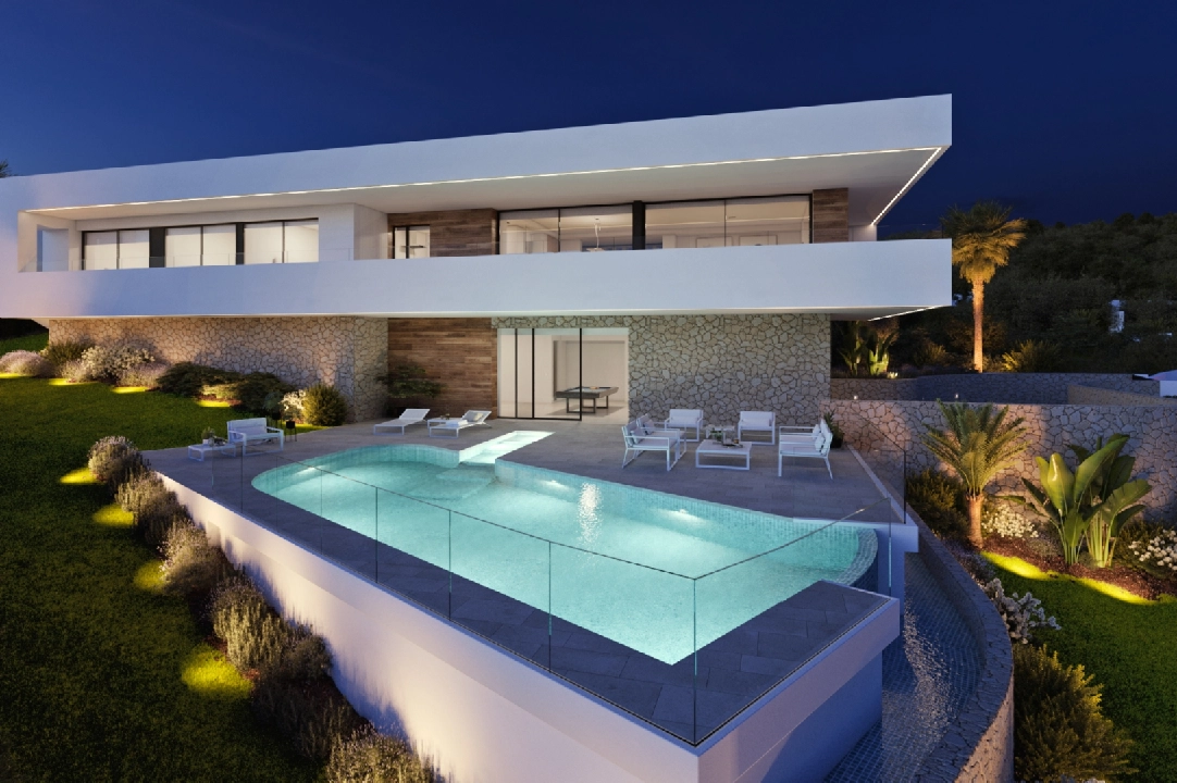 Villa in Cumbre del Sol(Residencial Plus Jazmines) te koop, woonoppervlakte 183 m², grondstuk 963 m², 3 slapkamer, 4 badkamer, Zwembad, ref.: VA-AJ063-2