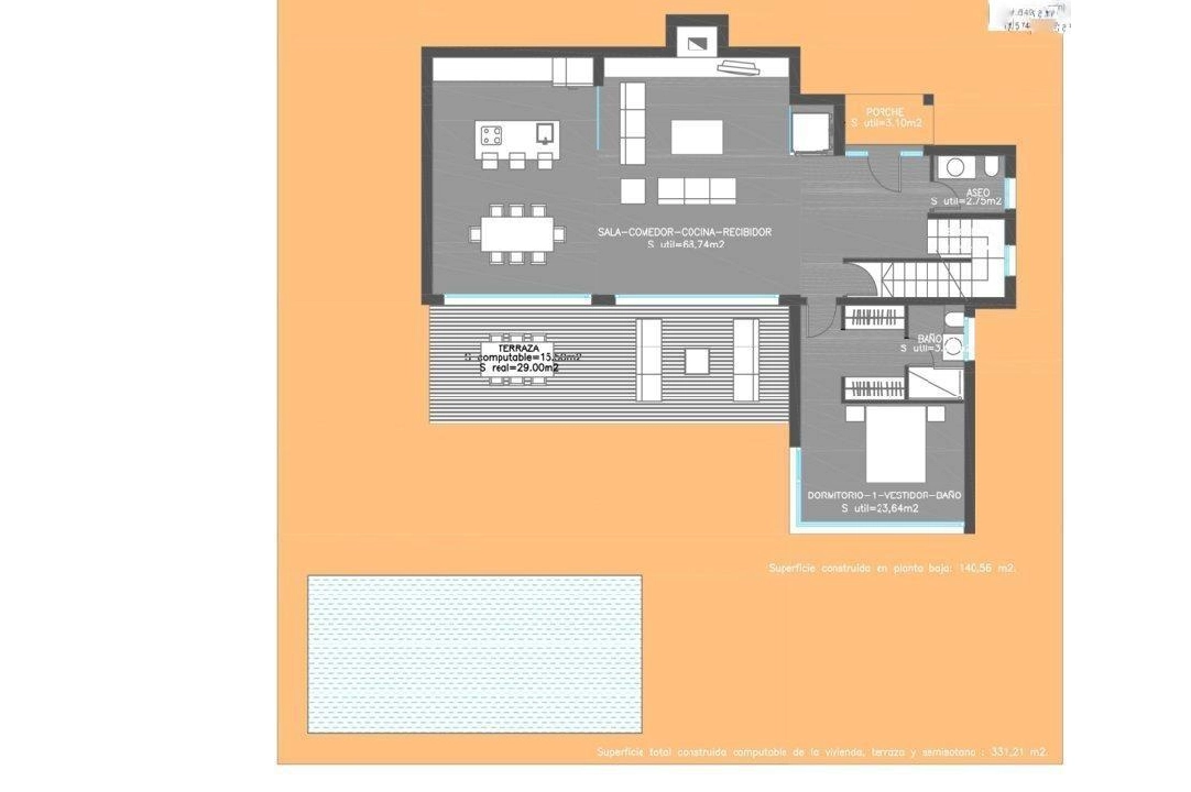 Villa in Benissa te koop, woonoppervlakte 250 m², grondstuk 1056 m², 4 slapkamer, 3 badkamer, Zwembad, ref.: COB-3096-5