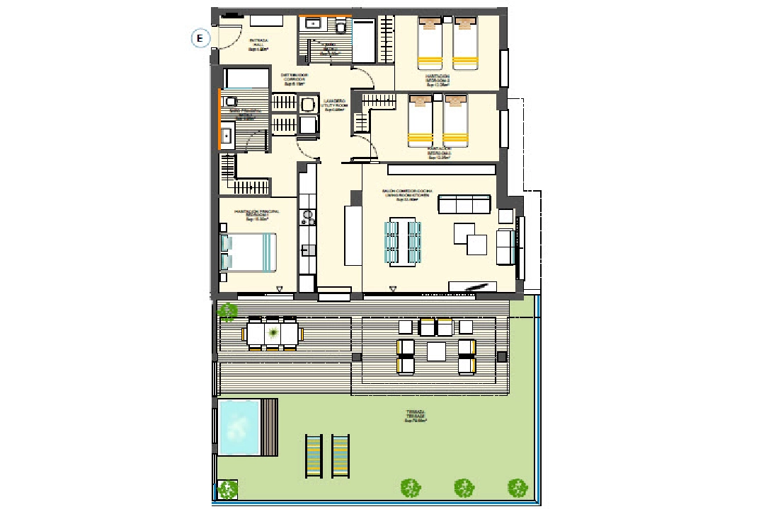 Apartment in Benidorm(Benidorm) te koop, woonoppervlakte 174 m², Airconditioning, grondstuk 207 m², 3 slapkamer, 2 badkamer, ref.: BP-3421BED-11