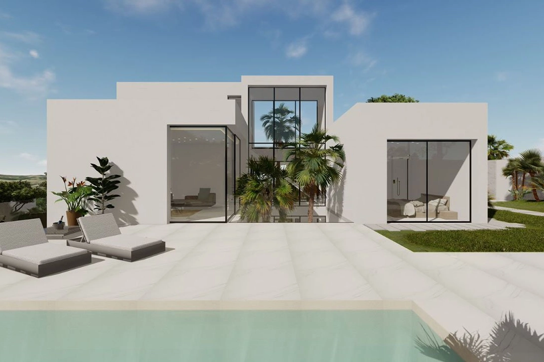 Villa in Orihuela Costa te koop, woonoppervlakte 349 m², Staat Eerste bewoning, Airconditioning, grondstuk 1075 m², 3 slapkamer, 3 badkamer, Zwembad, ref.: HA-OCN-145-E01-2