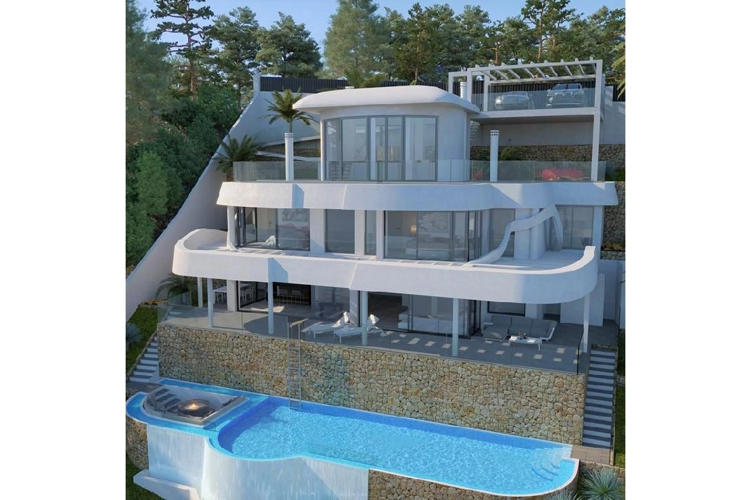 Villa in Altea Hills te koop, woonoppervlakte 224 m², grondstuk 815 m², 4 slapkamer, 6 badkamer, Zwembad, ref.: COB-3124-1