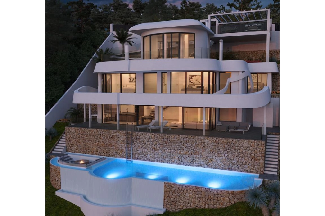 Villa in Altea Hills te koop, woonoppervlakte 224 m², grondstuk 815 m², 4 slapkamer, 6 badkamer, Zwembad, ref.: COB-3124-5