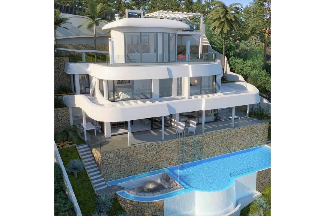 Villa in Altea Hills te koop, woonoppervlakte 224 m², grondstuk 815 m², 4 slapkamer, 6 badkamer, Zwembad, ref.: COB-3124-6