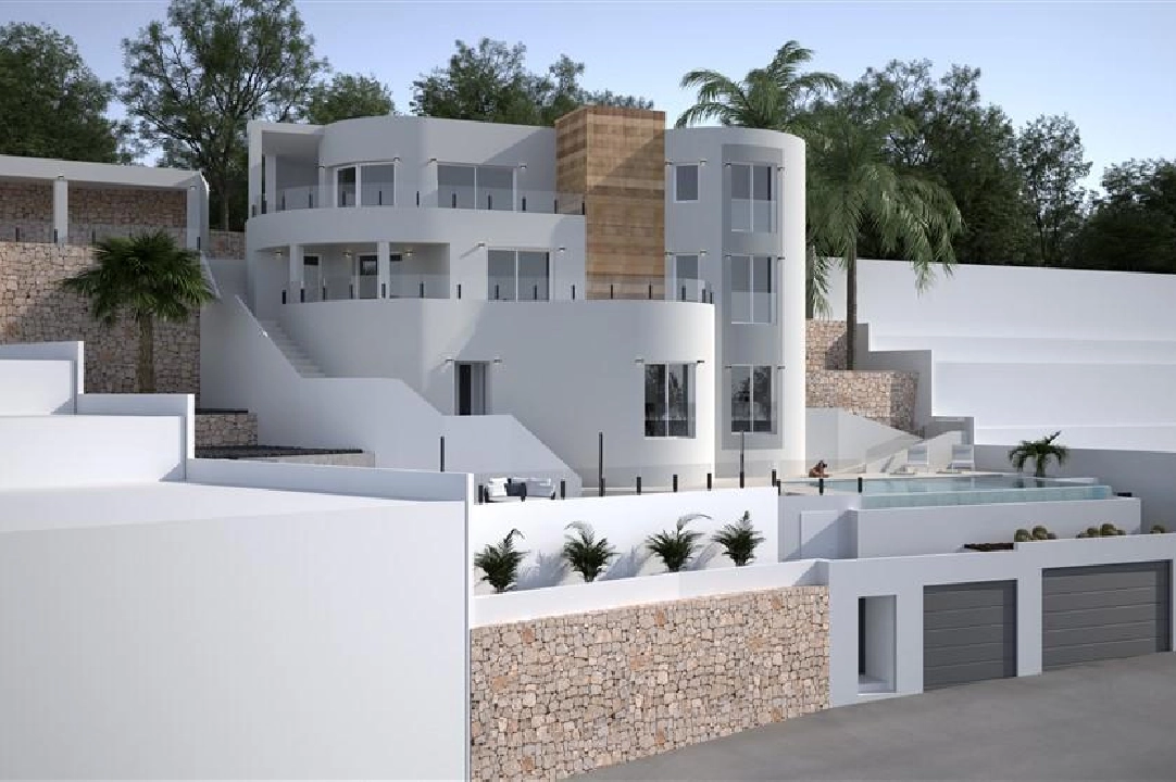 Villa in Benissa te koop, grondstuk 628 m², 4 slapkamer, 5 badkamer, Zwembad, ref.: COB-3103-1