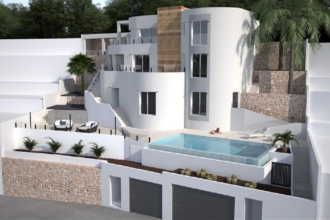 Villa in Benissa te koop, grondstuk 628 m², 4 slapkamer, 5 badkamer, Zwembad, ref.: COB-3103-2