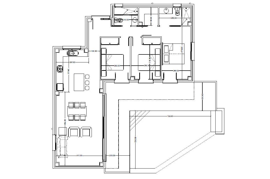Villa in Denia(Galeretes) te koop, woonoppervlakte 177 m², Airconditioning, grondstuk 622 m², 3 slapkamer, 3 badkamer, ref.: BP-3491DEN-3