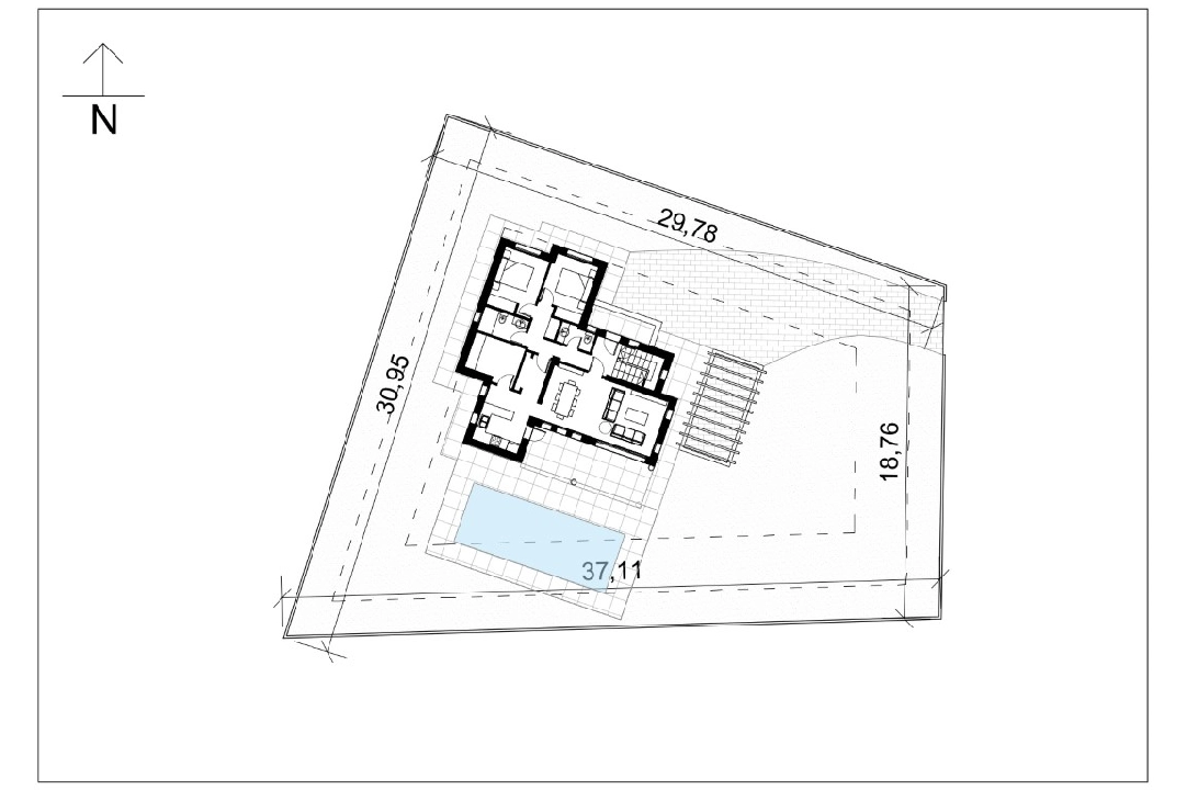 Villa in Calpe(Buenavista) te koop, woonoppervlakte 154 m², Airconditioning, grondstuk 822 m², 3 slapkamer, 2 badkamer, ref.: BP-6399CAL-9