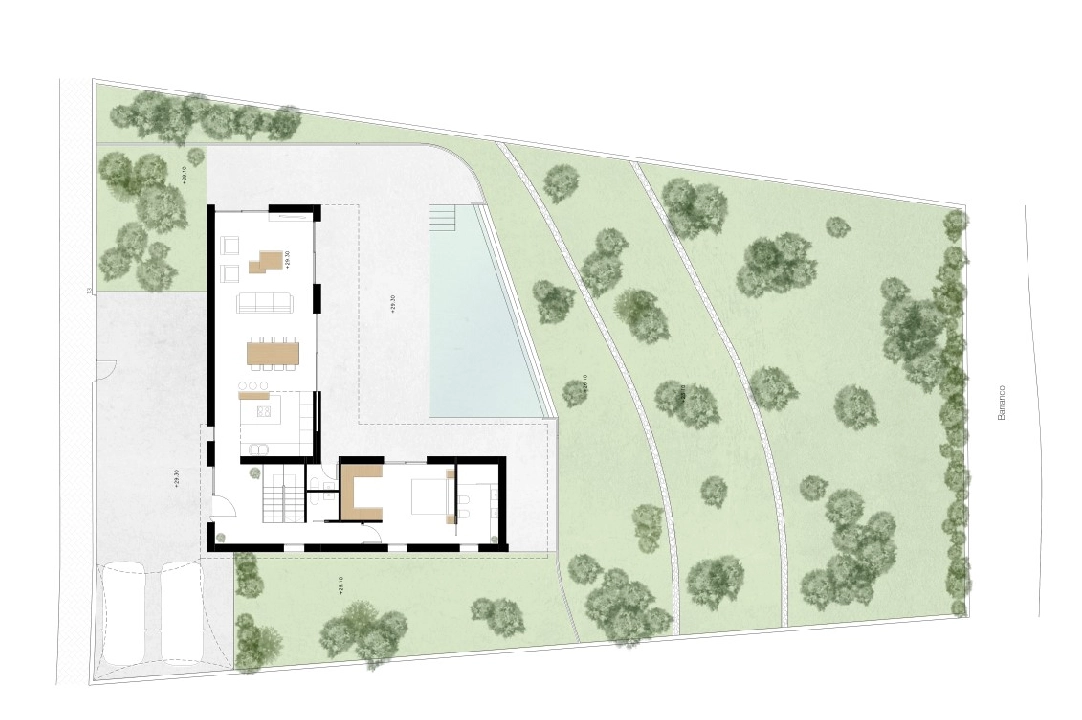 Villa in Benissa(La Fustera) te koop, woonoppervlakte 705 m², grondstuk 1040 m², 4 slapkamer, 3 badkamer, ref.: BP-3577BEN-15