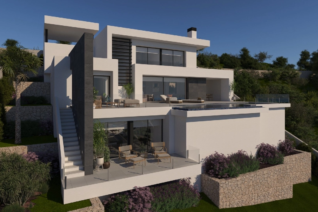 Villa in Cumbre del Sol(Lirios Sunrise) te koop, woonoppervlakte 181 m², grondstuk 824 m², 3 slapkamer, 4 badkamer, Zwembad, ref.: VA-AL030-2