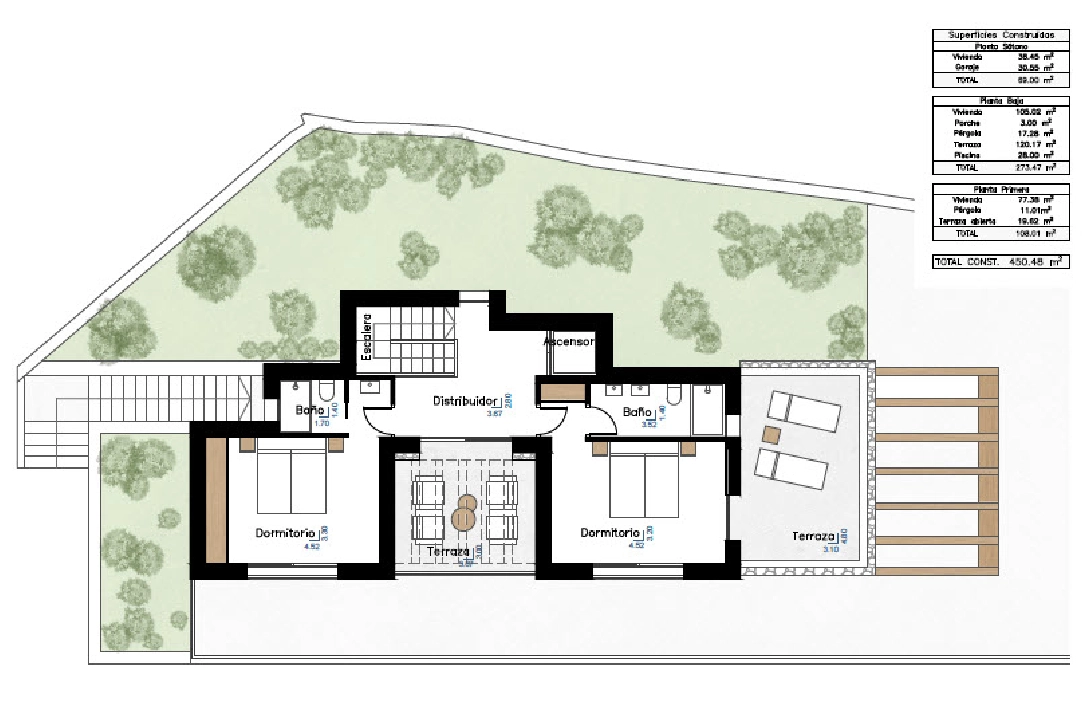 Villa in Benissa(Benissa) te koop, woonoppervlakte 450 m², Airconditioning, grondstuk 1300 m², 3 slapkamer, 3 badkamer, ref.: BP-3579BEN-8