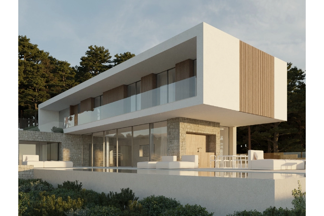 Villa in Moraira te koop, woonoppervlakte 754 m², Airconditioning, grondstuk 1046 m², 4 slapkamer, 4 badkamer, Zwembad, ref.: CA-H-1626-AMB-5