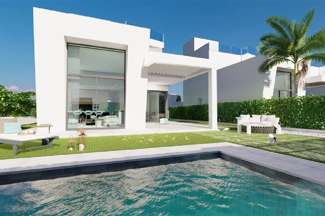 Villa in Finestrat te koop, woonoppervlakte 163 m², grondstuk 346 m², 3 slapkamer, 3 badkamer, Zwembad, ref.: COB-3381-1