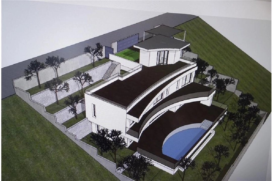 Villa in Calpe te koop, woonoppervlakte 599 m², grondstuk 1001 m², 4 slapkamer, 4 badkamer, Zwembad, ref.: COB-3362-6