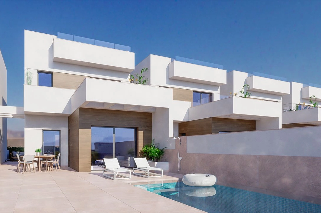 Villa in Los Montesinos te koop, woonoppervlakte 171 m², Staat Eerste bewoning, grondstuk 219 m², 3 slapkamer, 3 badkamer, Zwembad, ref.: HA-MSN-112-E01-1