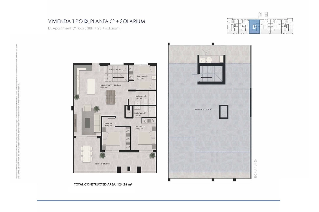 Penthouse Apartment in Torrelamata te koop, woonoppervlakte 213 m², Staat Eerste bewoning, 3 slapkamer, 2 badkamer, Zwembad, ref.: HA-TLN-135-A02-8