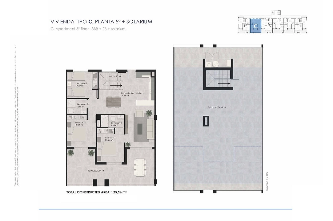 Penthouse Apartment in Torrelamata te koop, woonoppervlakte 213 m², Staat Eerste bewoning, 3 slapkamer, 2 badkamer, Zwembad, ref.: HA-TLN-135-A02-9