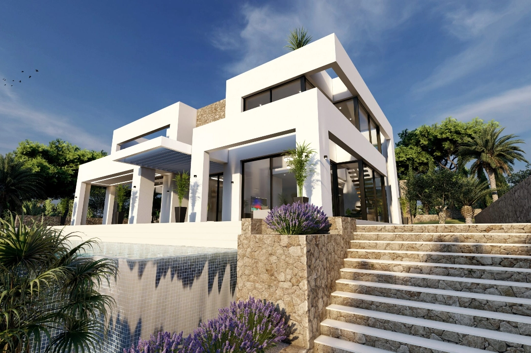 Villa in Benissa(Benissa Costa) te koop, woonoppervlakte 574 m², Airconditioning, grondstuk 1372 m², 4 slapkamer, 4 badkamer, ref.: BP-7015BEN-5