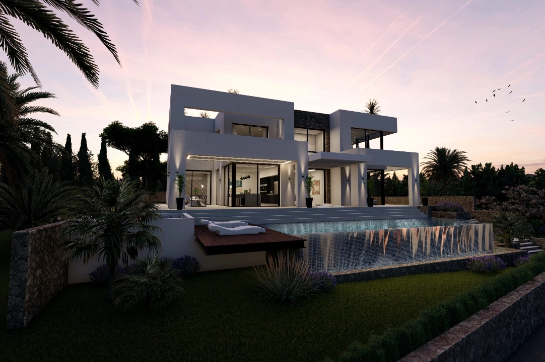 Villa in Benissa(Benissa Costa) te koop, woonoppervlakte 574 m², Airconditioning, grondstuk 1372 m², 4 slapkamer, 4 badkamer, ref.: BP-7015BEN-8