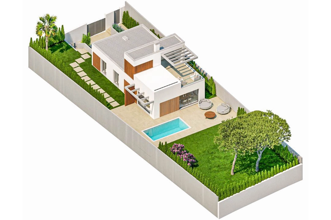 Villa in Finestrat(Sierra Cortina) te koop, woonoppervlakte 150 m², Airconditioning, grondstuk 410 m², 3 slapkamer, 2 badkamer, ref.: BP-7024FIN-13