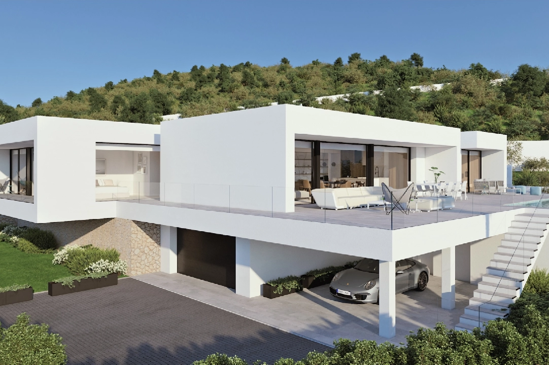 Villa in Cumbre del Sol(Residencial Plus Jazmines) te koop, woonoppervlakte 313 m², grondstuk 1338 m², 3 slapkamer, 5 badkamer, Zwembad, ref.: VA-AJ064-1