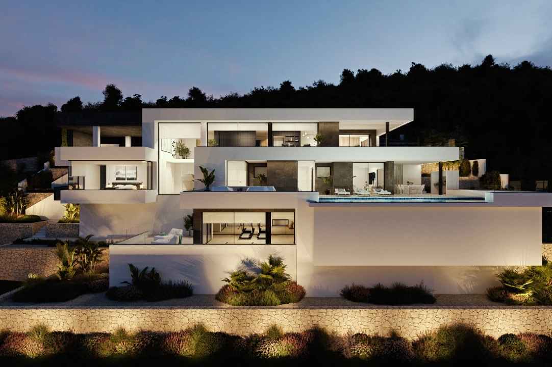 Villa in Cumbre del Sol(Residencial Plus Jazmines) te koop, woonoppervlakte 440 m², grondstuk 1877 m², 3 slapkamer, 5 badkamer, Zwembad, ref.: VA-AJ044-2