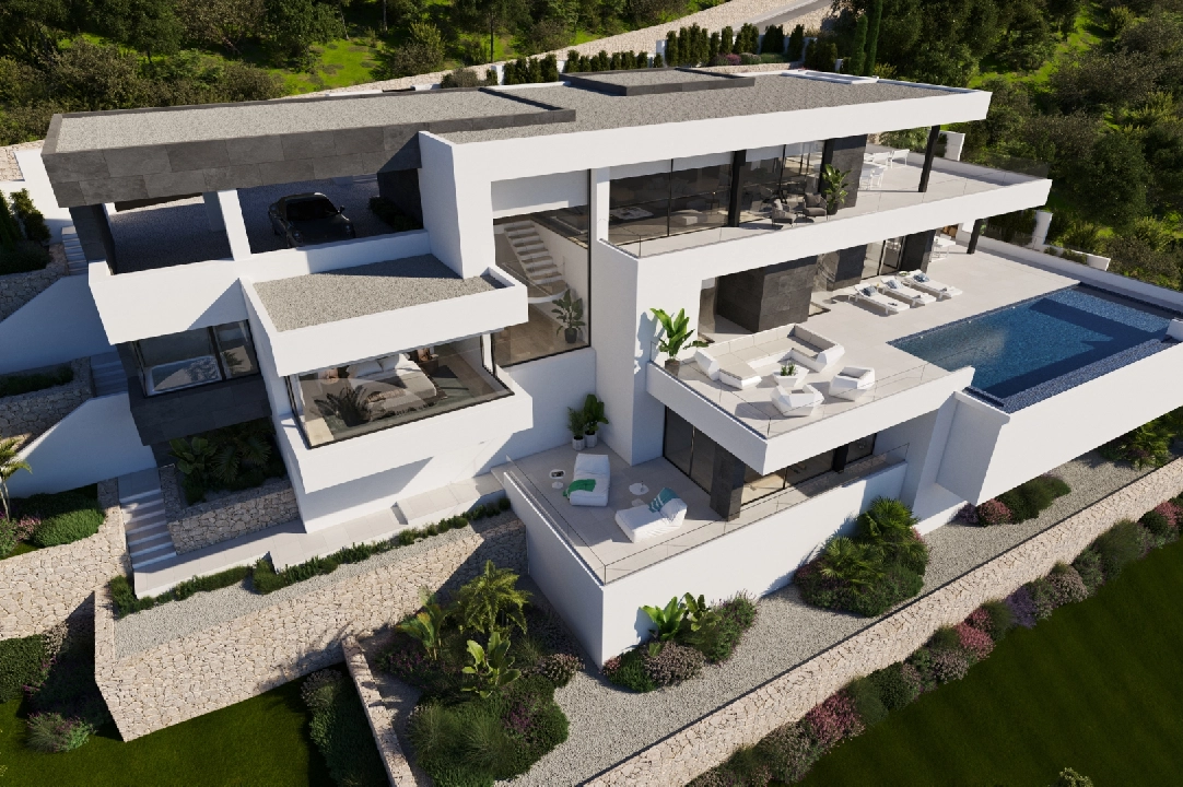 Villa in Cumbre del Sol(Residencial Plus Jazmines) te koop, woonoppervlakte 440 m², grondstuk 1877 m², 3 slapkamer, 5 badkamer, Zwembad, ref.: VA-AJ044-4