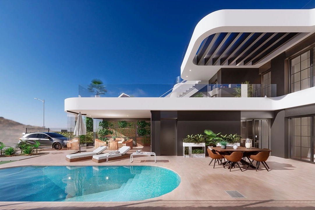 Villa in Los Alcazares te koop, woonoppervlakte 151 m², Staat Eerste bewoning, grondstuk 254 m², 3 slapkamer, 2 badkamer, ref.: HA-LAN-440-E01-4