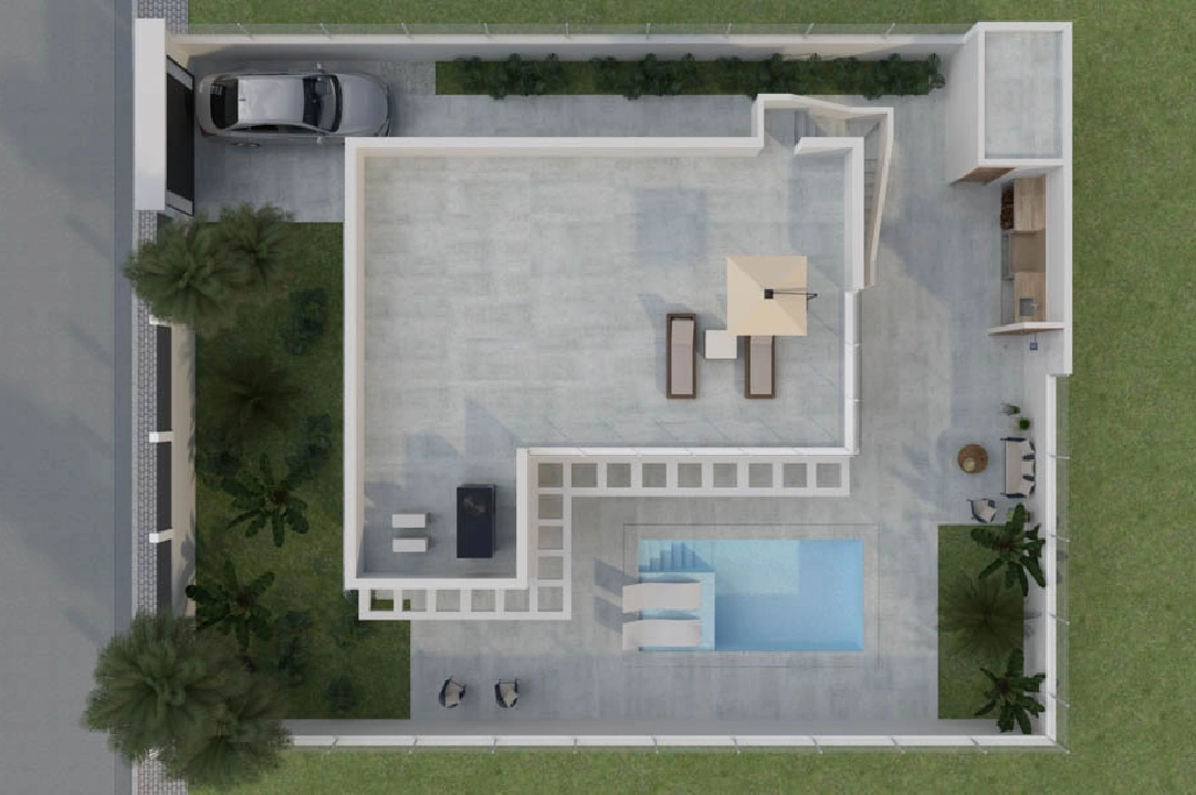 Villa in Polop(Las Lomas) te koop, woonoppervlakte 106 m², Airconditioning, grondstuk 432 m², 3 slapkamer, 2 badkamer, ref.: BP-7032POL-6
