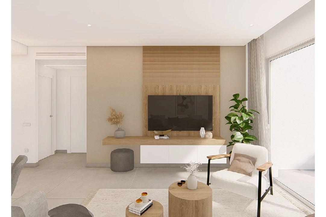 Etagen Apartment in Guardamar del Segura te koop, woonoppervlakte 115 m², Staat Eerste bewoning, Airconditioning, 3 slapkamer, 2 badkamer, Zwembad, ref.: HA-GUN-446-A03-18