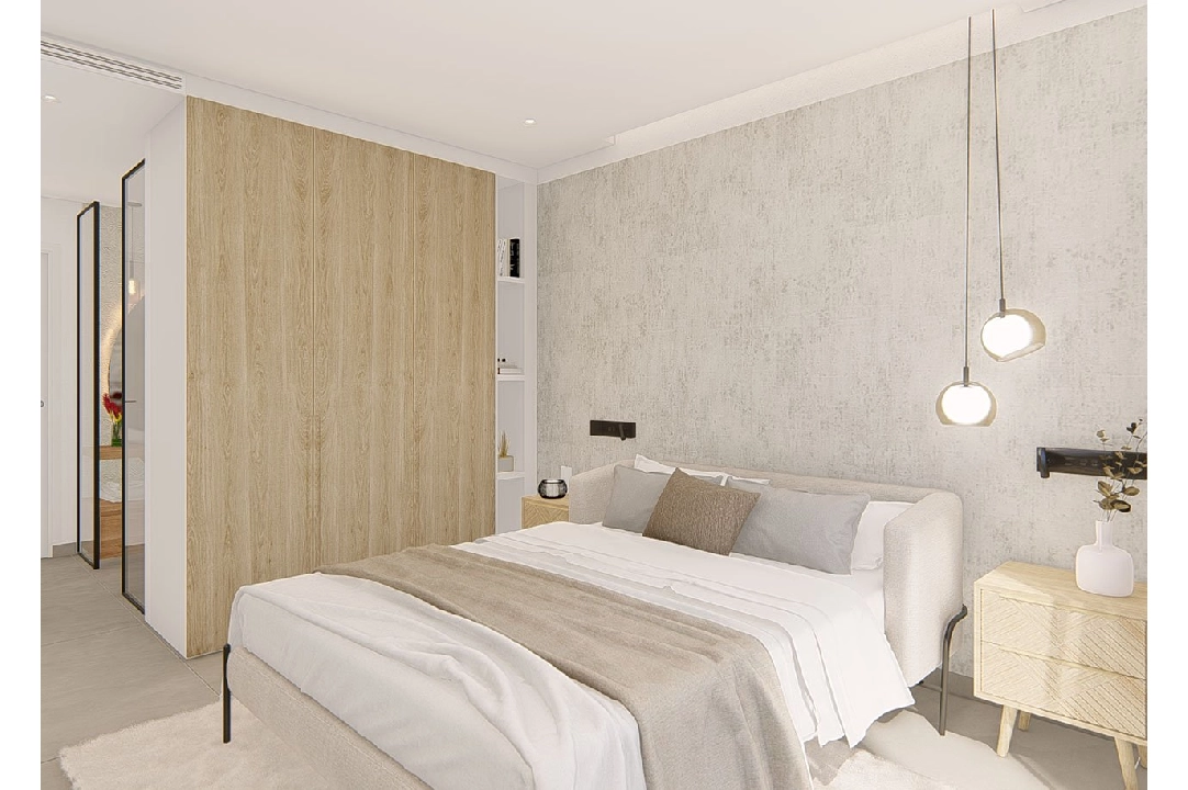 Etagen Apartment in Guardamar del Segura te koop, woonoppervlakte 115 m², Staat Eerste bewoning, Airconditioning, 3 slapkamer, 2 badkamer, Zwembad, ref.: HA-GUN-446-A03-24