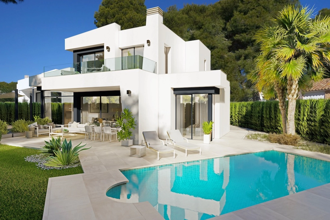 Villa in Benissa(La Fustera) te koop, woonoppervlakte 192 m², Airconditioning, grondstuk 725 m², 3 slapkamer, 3 badkamer, Zwembad, ref.: CA-H-1713-AMB-1