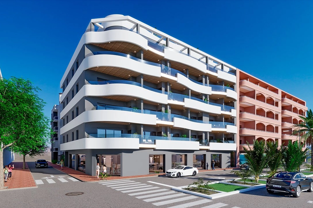 Penthouse Apartment in Torrevieja te koop, woonoppervlakte 102 m², Staat Eerste bewoning, 2 slapkamer, 2 badkamer, Zwembad, ref.: HA-TON-203-A03-2