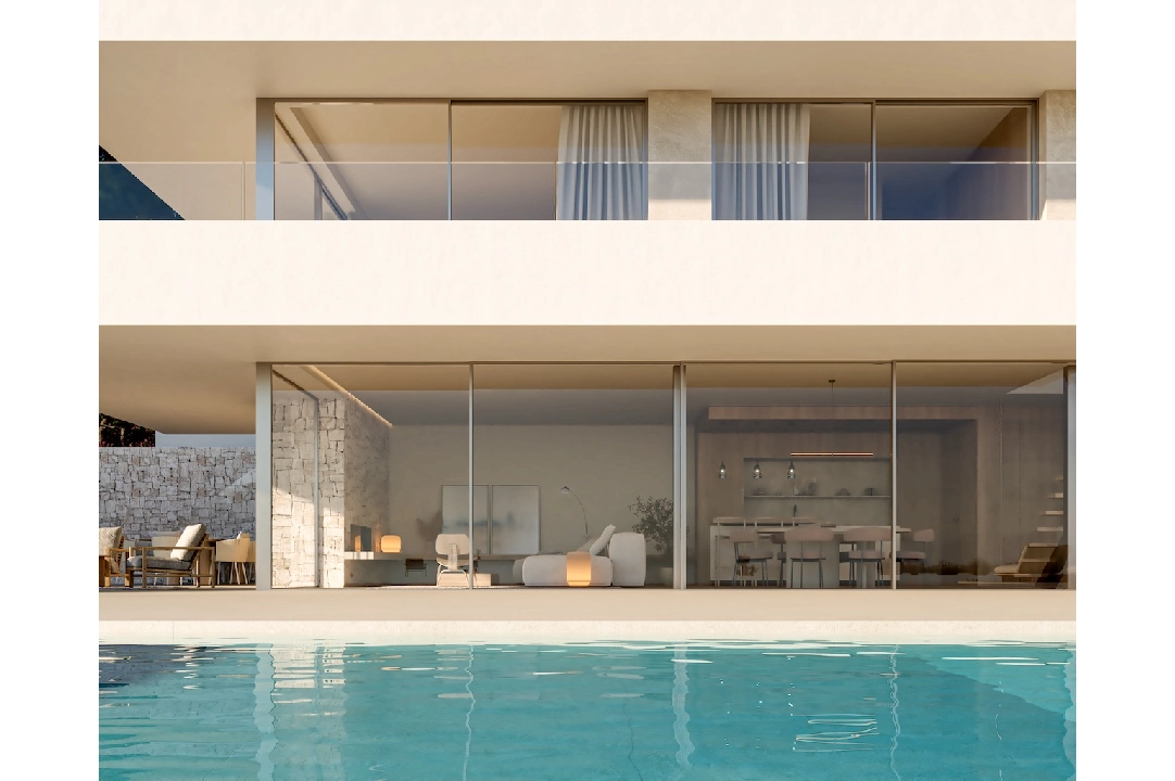 Villa in Moraira(La Sabatera) te koop, woonoppervlakte 311 m², Airconditioning, grondstuk 977 m², 4 slapkamer, 4 badkamer, Zwembad, ref.: CA-H-1738-AMB-8