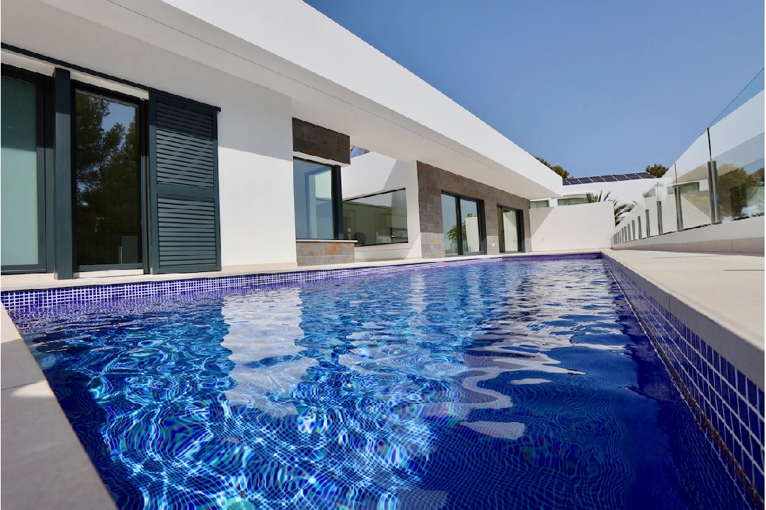 Villa in Benissa(La Fustera) te koop, woonoppervlakte 300 m², Airconditioning, grondstuk 950 m², 4 slapkamer, 3 badkamer, Zwembad, ref.: CA-H-1747-AMB-1