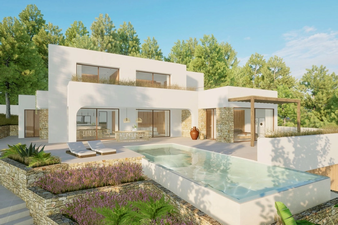 Villa in Moraira(Pla de Mar) te koop, woonoppervlakte 1070 m², grondstuk 903 m², 4 slapkamer, 4 badkamer, Zwembad, ref.: CA-H-1751-AMBI-1