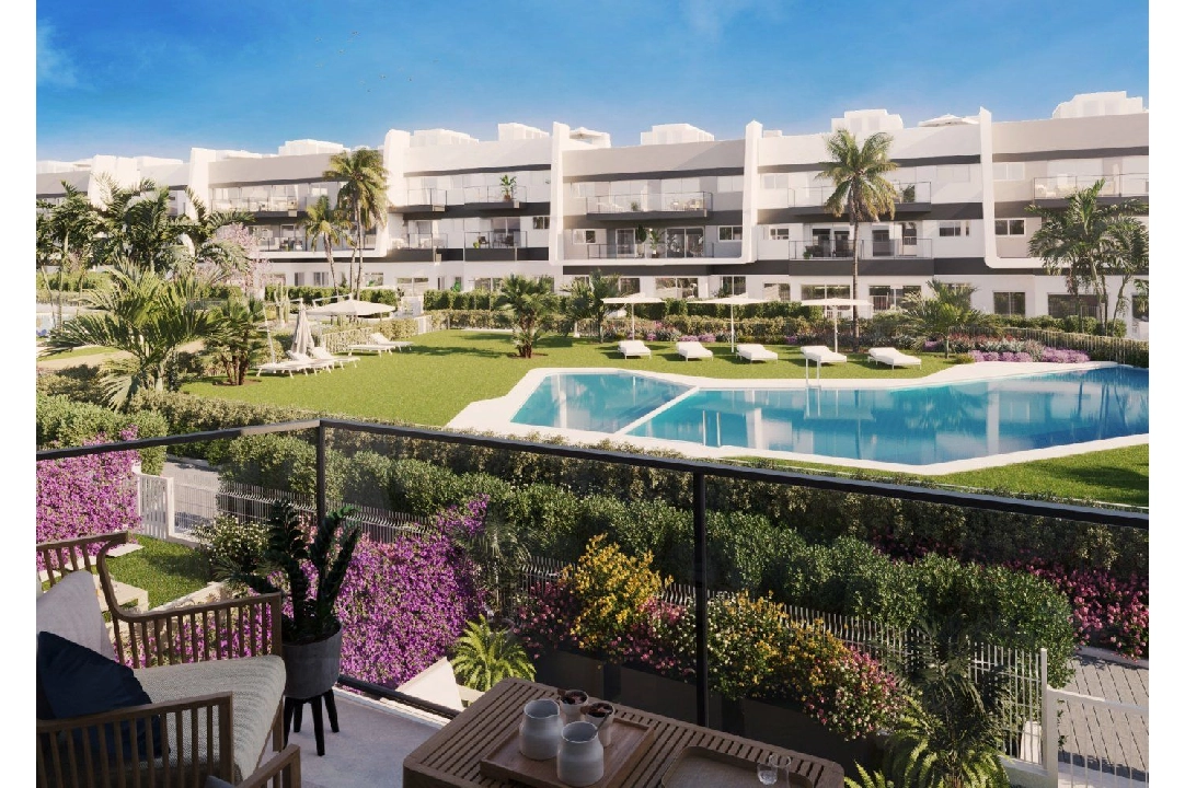 Apartment in Santa Pola(Gran Alacant) te koop, woonoppervlakte 88 m², Airconditioning, grondstuk 63 m², 3 slapkamer, 2 badkamer, Zwembad, ref.: AM-1077DA-3700-14