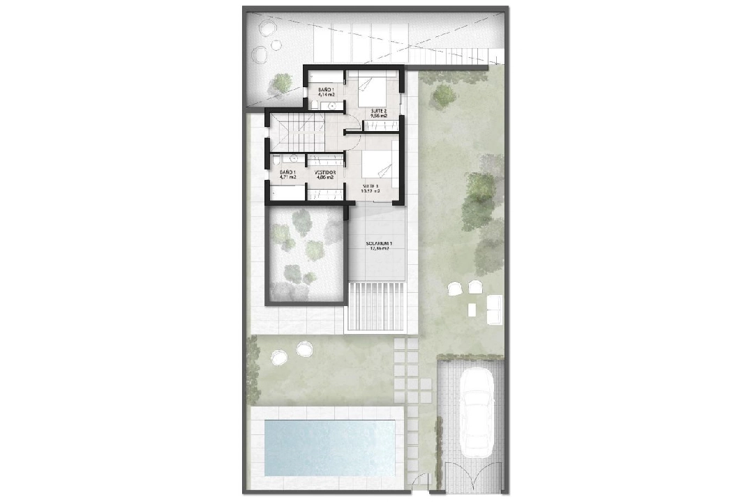 Villa in Finestrat(Balcon de finestrat) te koop, woonoppervlakte 164 m², grondstuk 393 m², 3 slapkamer, 3 badkamer, Zwembad, ref.: AM-1129DA-3700-25