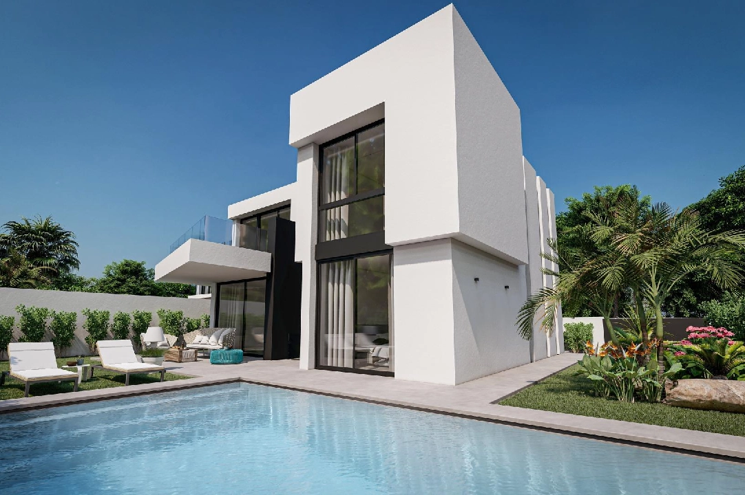 Villa in La Nucia(Urbanizaciones) te koop, woonoppervlakte 324 m², Airconditioning, grondstuk 547 m², 4 slapkamer, 4 badkamer, Zwembad, ref.: AM-1155DA-3700-5