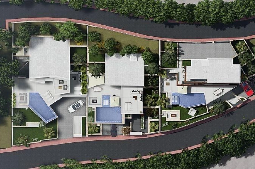 Villa in Calpe(Urbanizaciones) te koop, woonoppervlakte 489 m², Airconditioning, grondstuk 770 m², 4 slapkamer, 5 badkamer, Zwembad, ref.: AM-1186DA-3700-10