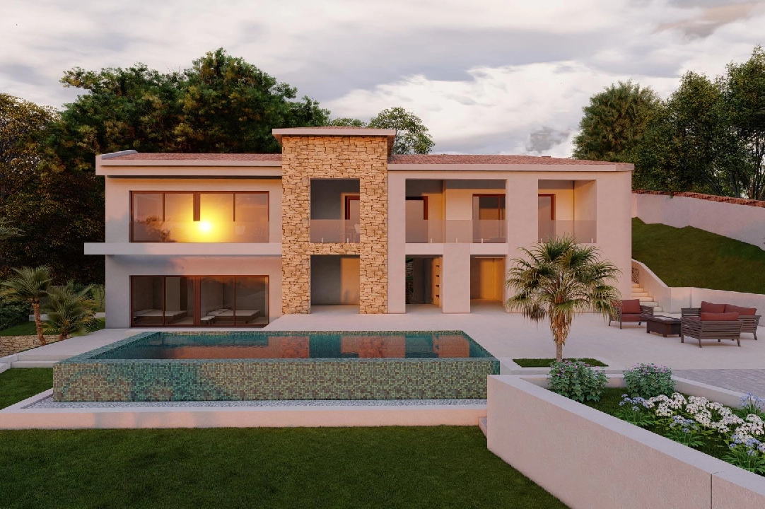 Villa in Altea(La Sierra) te koop, woonoppervlakte 416 m², Airconditioning, grondstuk 1100 m², 4 slapkamer, 4 badkamer, Zwembad, ref.: AM-1229DA-3700-7