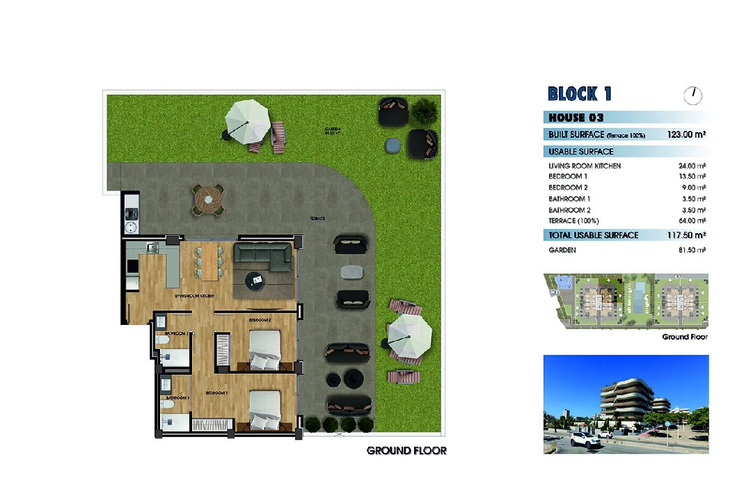 Etagen Apartment in Los Arenales del Sol te koop, woonoppervlakte 117 m², Staat Eerste bewoning, 2 slapkamer, 2 badkamer, Zwembad, ref.: HA-ADN-141-A01-28