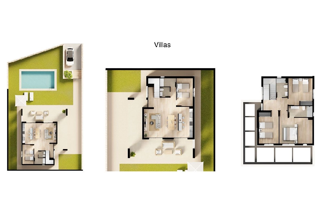 Villa in Finestrat te koop, woonoppervlakte 183 m², Staat Eerste bewoning, Airconditioning, grondstuk 384 m², 4 slapkamer, 2 badkamer, ref.: HA-FIN-380-E01-15